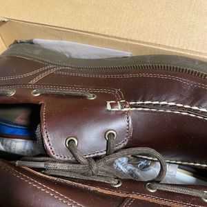 Timberlands boat shoes in size 14w. The condition is excellent